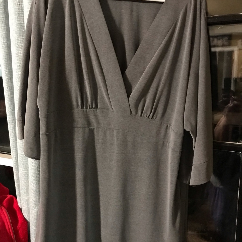 Avenue Womens Plus Size 3/4 Length Blouse